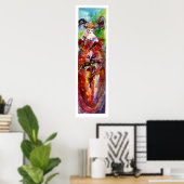 Poster COLUMBINE / Balle mascarade vénitienne (Bureau à domicile)