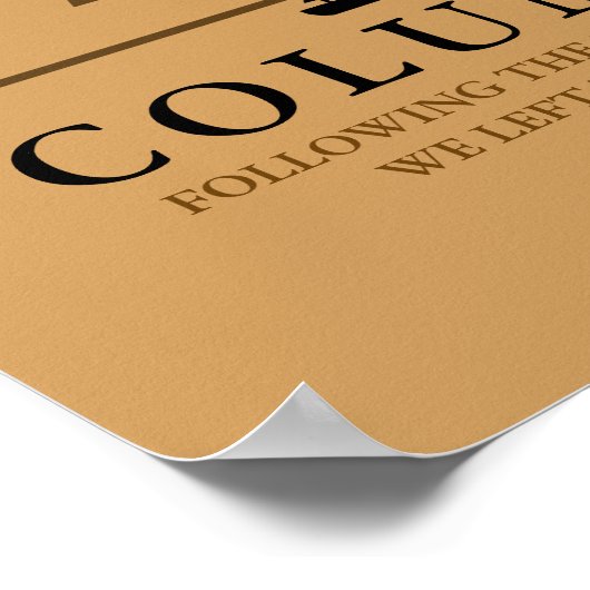 Poster Columbus 1492 (Coin)