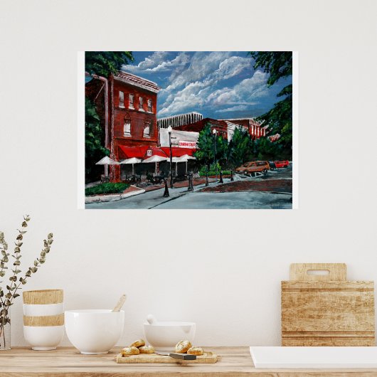 Poster Columbus Dowtown (Cuisine)