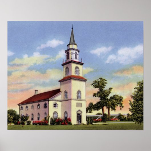 Poster Columbus Georgia Fort Benning Chapelle (Devant)