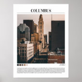 Poster Columbus - Ohio (Devant)