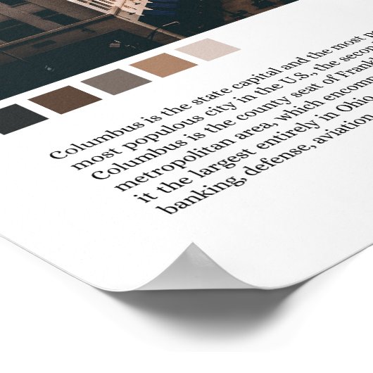 Poster Columbus - Ohio (Coin)