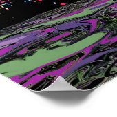 Poster Columbus, Ohio en graffiti (Coin)