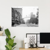 Poster Columbus, Ohio - High Street 1910 (Bureau à domicile)