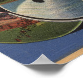 Poster Columbus, Ohio - Scènes de grandes lettres 3 (Coin)