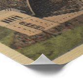 Poster Columbus, Ohio - Université d'État de l'Ohio (Coin)