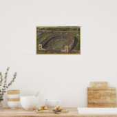 Poster Columbus, Ohio - Université d'État de l'Ohio (Cuisine)