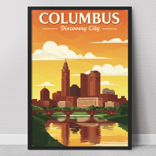 Poster Columbus vintage