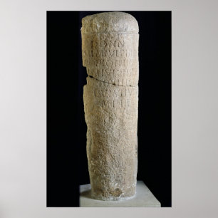 Poster Columm milliaire de frontière