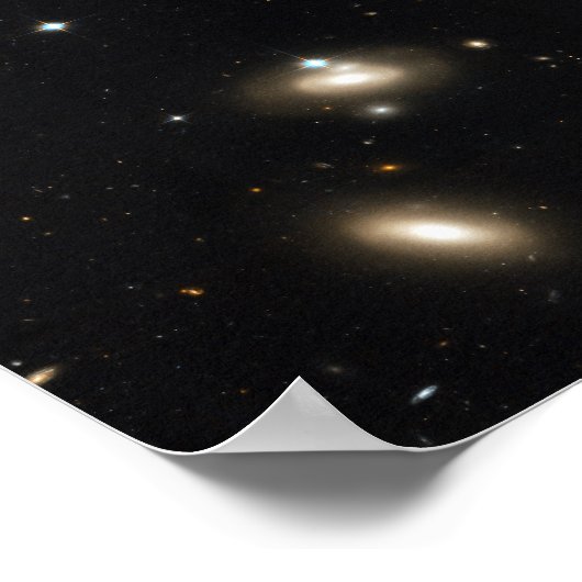 Poster Coma Cluster de galaxies (Coin)