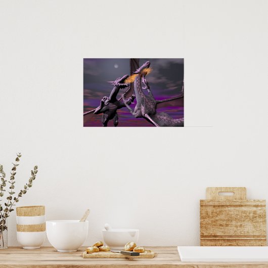 Poster Combat au clair de lune (Cuisine)