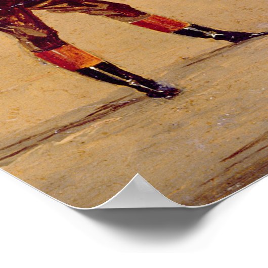 Poster Combat de chiens (huile sur papier) (Coin)