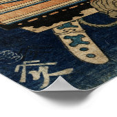 Poster COMBAT DE SAMOURAÏ AVEC DES ÉPÉES KATANA par Hokus (Coin)