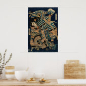Poster COMBAT DE SAMOURAÏ AVEC DES ÉPÉES KATANA par Hokus (Cuisine)