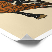 Poster Combat de samouraïs japonais. Art graphique (Coin)