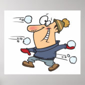 Poster Combat de snowball (Devant)