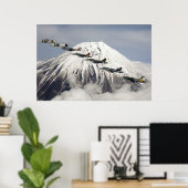 Poster Combats au large de Fuji (Bureau à domicile)
