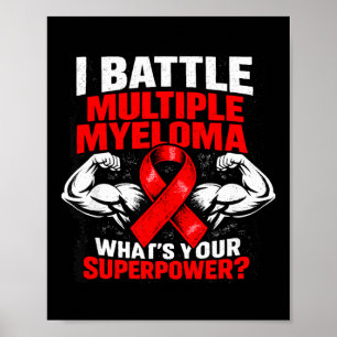 Poster Combattant énergique contre le myélome multiple su