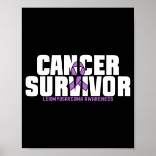 Poster Combattant survivant du cancer de leiomyosarcome m