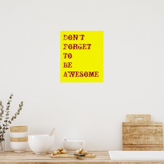 Poster combattants (Cuisine)