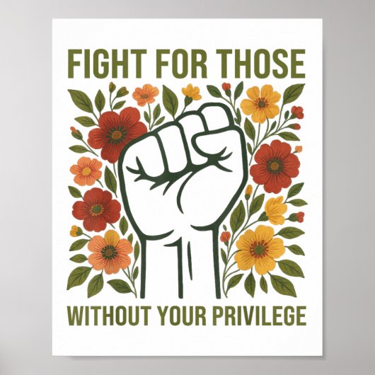Poster Combattez Pour Ceux Qui N'Ont Pas Votre Devis Priv (Devant)