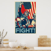 POSTER COMBATTRE ! COMBATTRE ! COMBATTRE ! (Cuisine)
