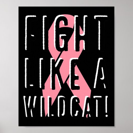 Poster Combattre comme un chat sauvage Sensibilisation au (Devant)