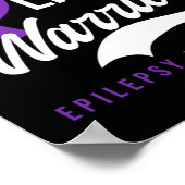 Poster Combattre Comme Un Guerrier Conception Épilepsie S (Coin)