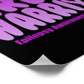 Poster Combattre Comme Un Guerrier ! Sensibilisation à l' (Coin)