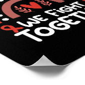 Poster Combattre ensemble Mois de la sensibilisation Synd (Coin)