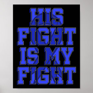 Poster Combattre est mon combat Ataxia Mouvement Trouble