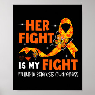 Poster Combattre est mon combat Ms Sclérose en plaques