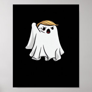 Poster Combattre Funny Halloween Trumpkin
