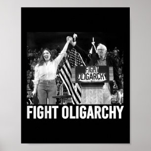 Poster Combattre La Manifestation D'Oligarchie Et Résiste