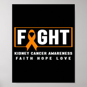 Poster Combattre la sensibilisation au cancer du rein - c