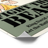 Poster Combattre l'affiche de la bête (Coin)