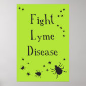 Poster Combattre l'affiche de Lyme (Devant)