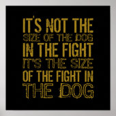 Poster Combattre le chien (Devant)