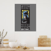 Poster Combattre le crime - Garder la paix - Batman (Cuisine)