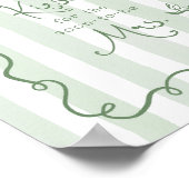 Poster Combien de baisers douche de mariée Whimsical (Coin)