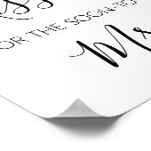 Poster Combien de baisers Fête des mariées jeu (Coin)