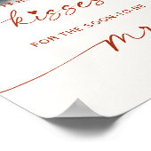 Poster Combien De Baisers Fête des mariées Jeu de café (Coin)