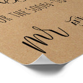 Poster Combien de baisers jeu de signature de M. et Mme (Coin)