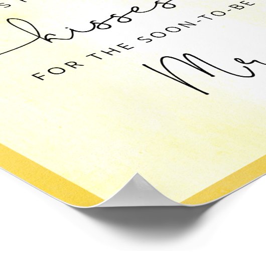 Poster Combien de baisers pour être bientôt Mme douche si (Coin)