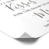 Poster Combien de baisers pour être bientôt Mme Shower Je (Coin)