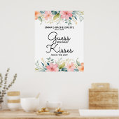 Poster combien de baisers sont dans le jeu de douche de p (Cuisine)