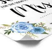 Poster Combien de bisous pour la future Mme Panneau de do (Coin)