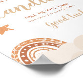 Poster Combien de bonbons Boho Arc-En-Ciel (Coin)