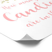 Poster Combien de bonbons sont dans le panneau de jarre (Coin)