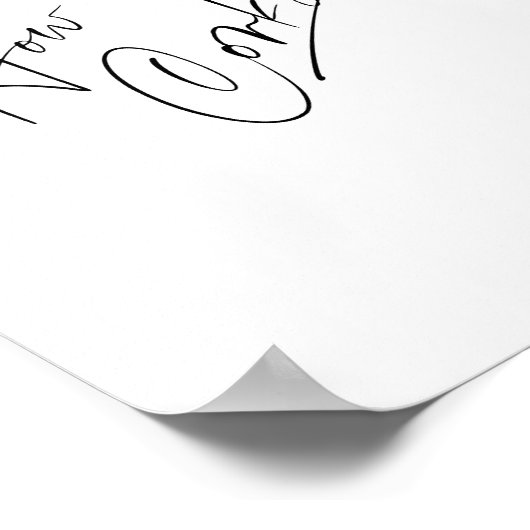 Poster Combien de bouchons sont dans le script minimalist (Coin)